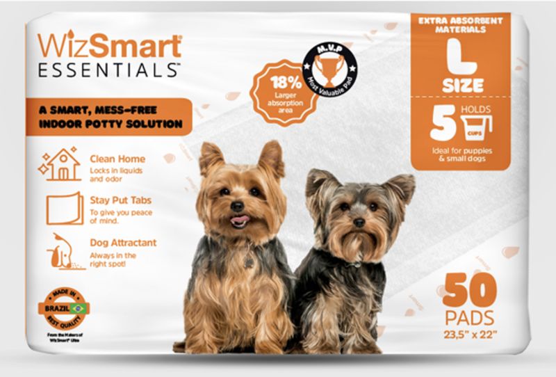 WizSmart Dog Essentials Pads Large