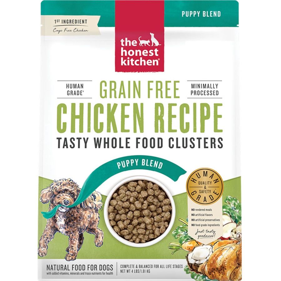 The Honest Kitchen Dog Clusters Puppy Grain Free Chicken 4lb