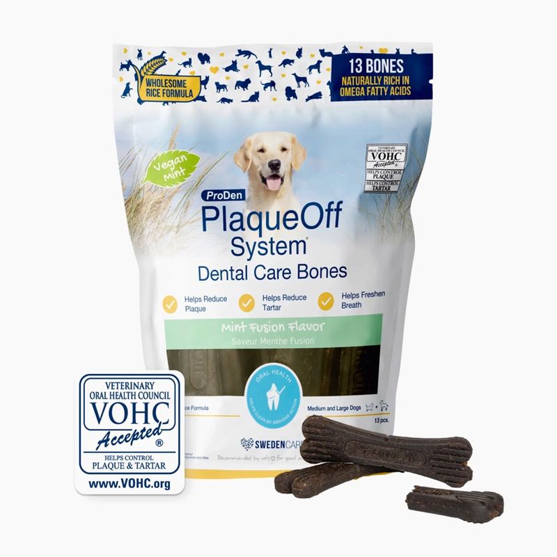 ProDen Plaqueoff Dog Dental Bone Mint Flavor 17oz