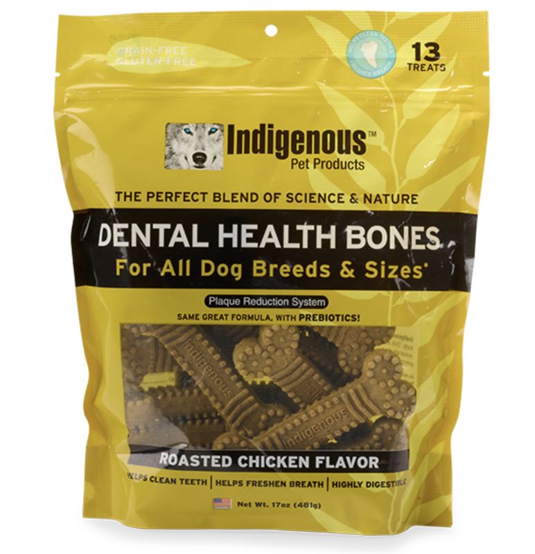 Indigenous Dog Dental Bones Roasted Chicken 17oz