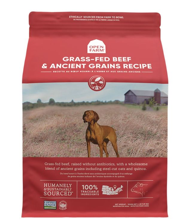 Open Farm Dog Ancient Grains Beef, Size: 4lb