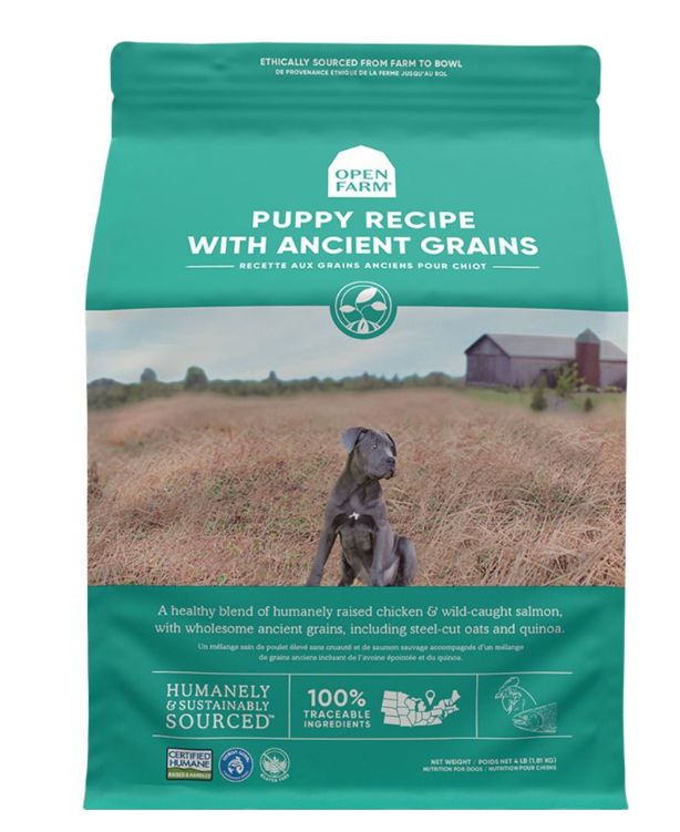 Open Farm Dog Ancient Grains Puppy, Size: 4lb