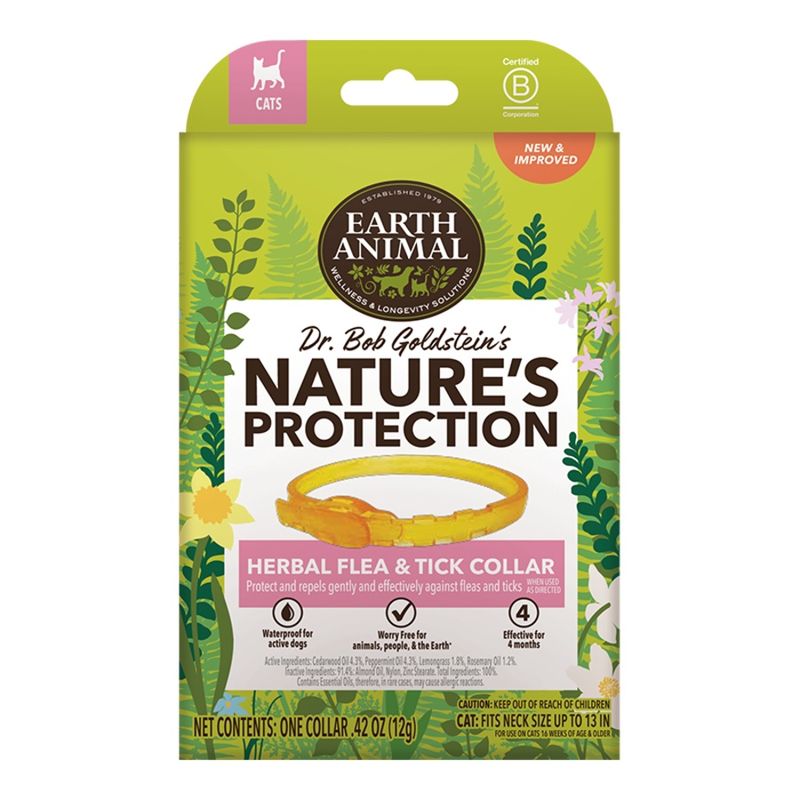 Earth Animal Cat Nature&#39;s Protection Flea &amp; Tick Collar