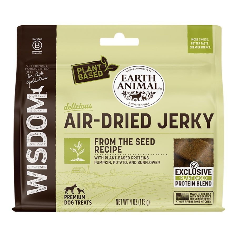 Earth Animal Dog Wisdom Air-Dried Jerky From the Seed 4oz