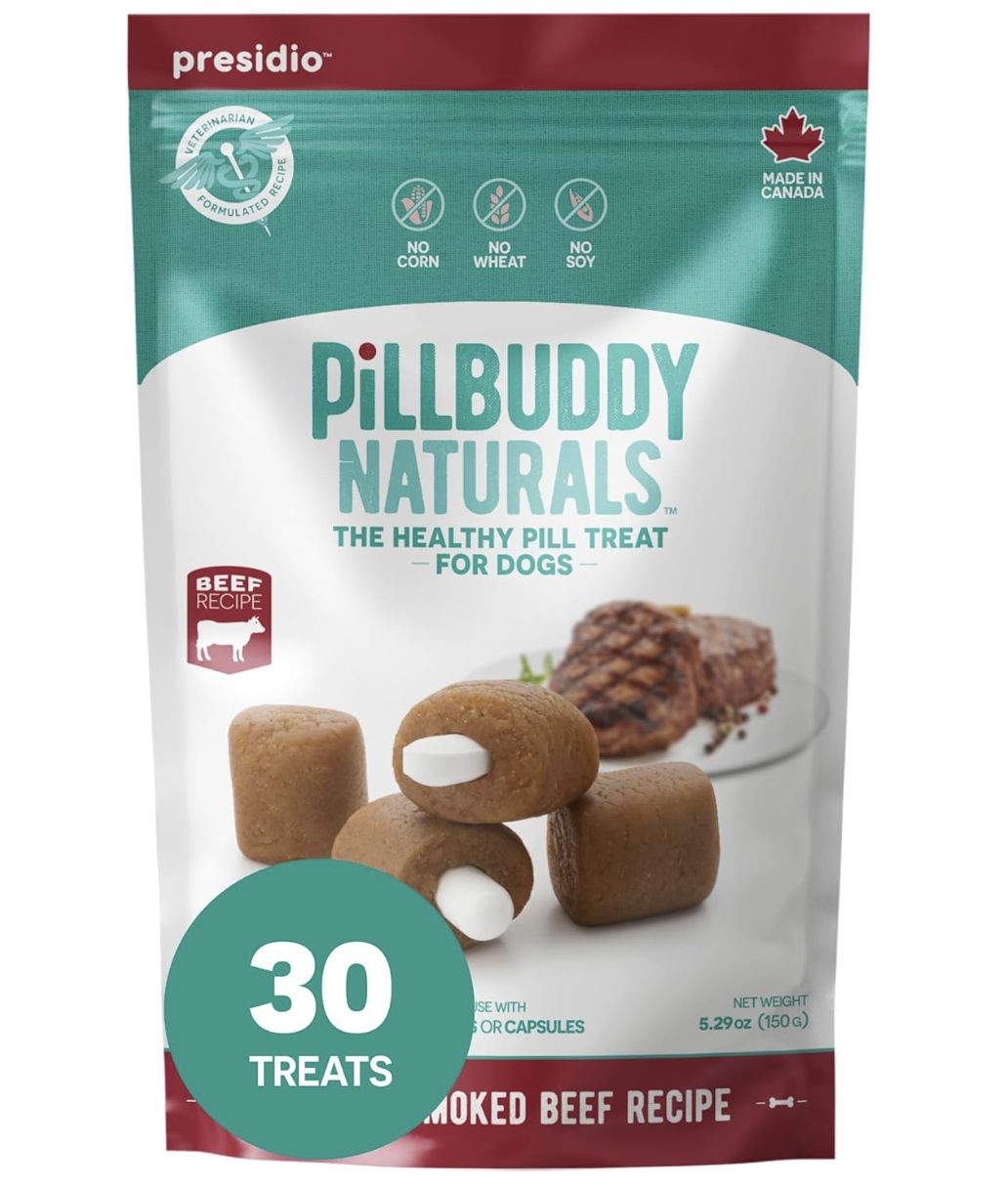 Presidio Dog Pill Buddy Natural Beef, Size: 5.29oz