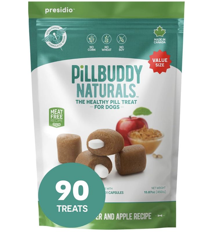 Earthly Dog Pill Buddy Natural Peanut Butter &amp; Apple