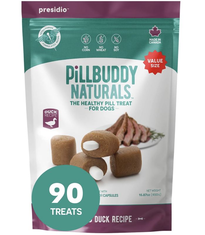 Earthly Dog Pill Buddy Natural Duck