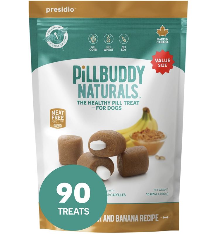 Earthly Dog Pill Buddy Natural Peanut Butter &amp; Banana