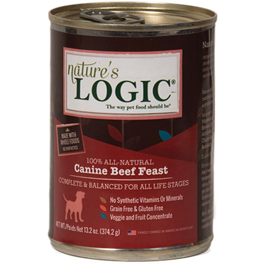 Nature&#39;s Logic Dog Beef 13.2oz