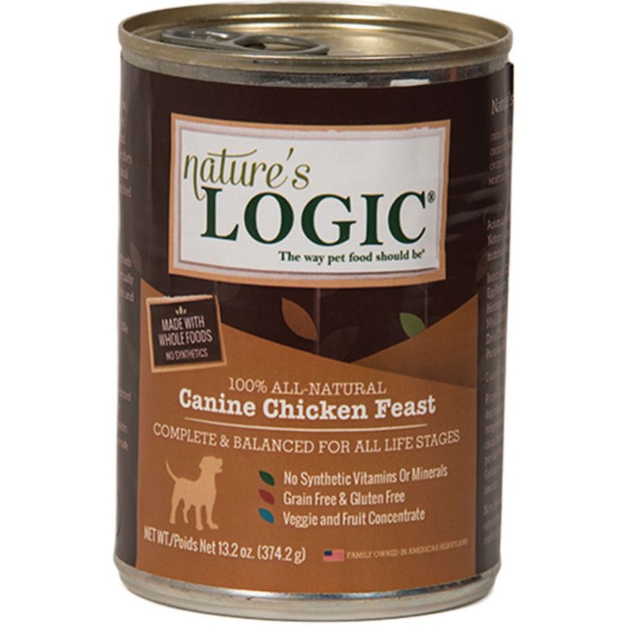 Nature&#39;s Logic Dog Chicken 13.2oz