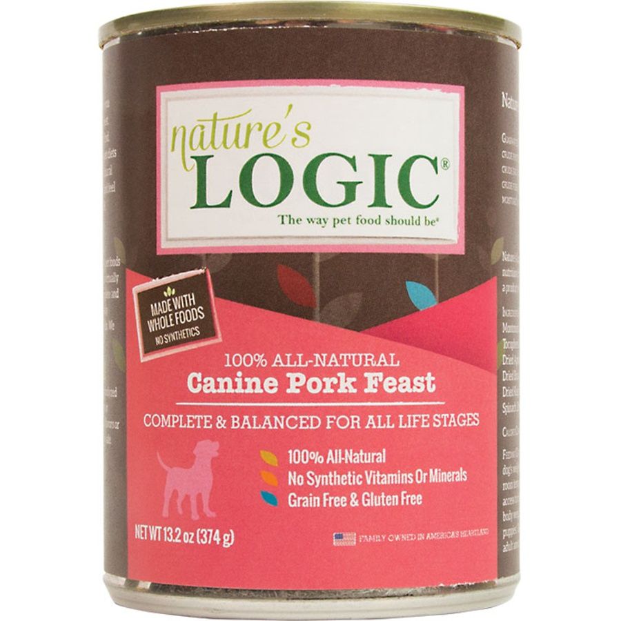 Nature&#39;s Logic Dog Pork 13.2oz