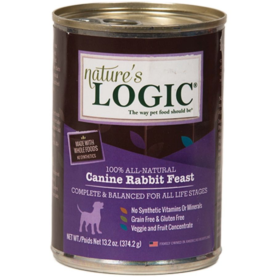 Nature&#39;s Logic Dog Rabbit 13.2oz