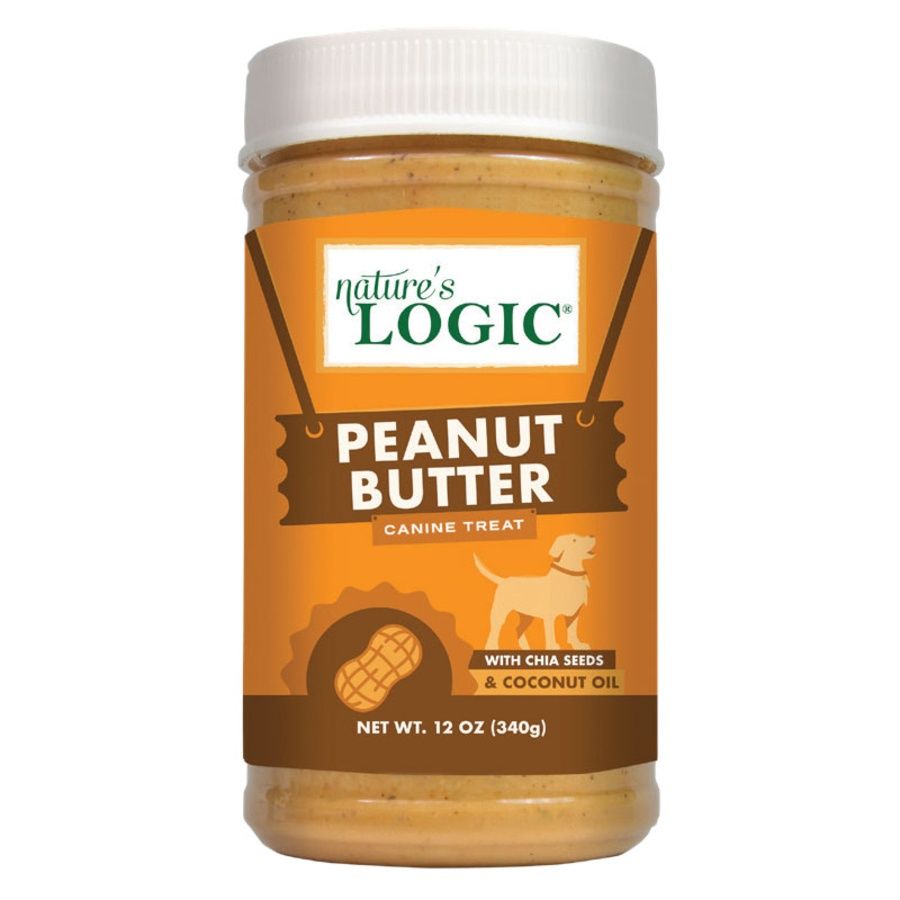Nature&#39;s Logic Dog Peanut Butter Jar 12oz