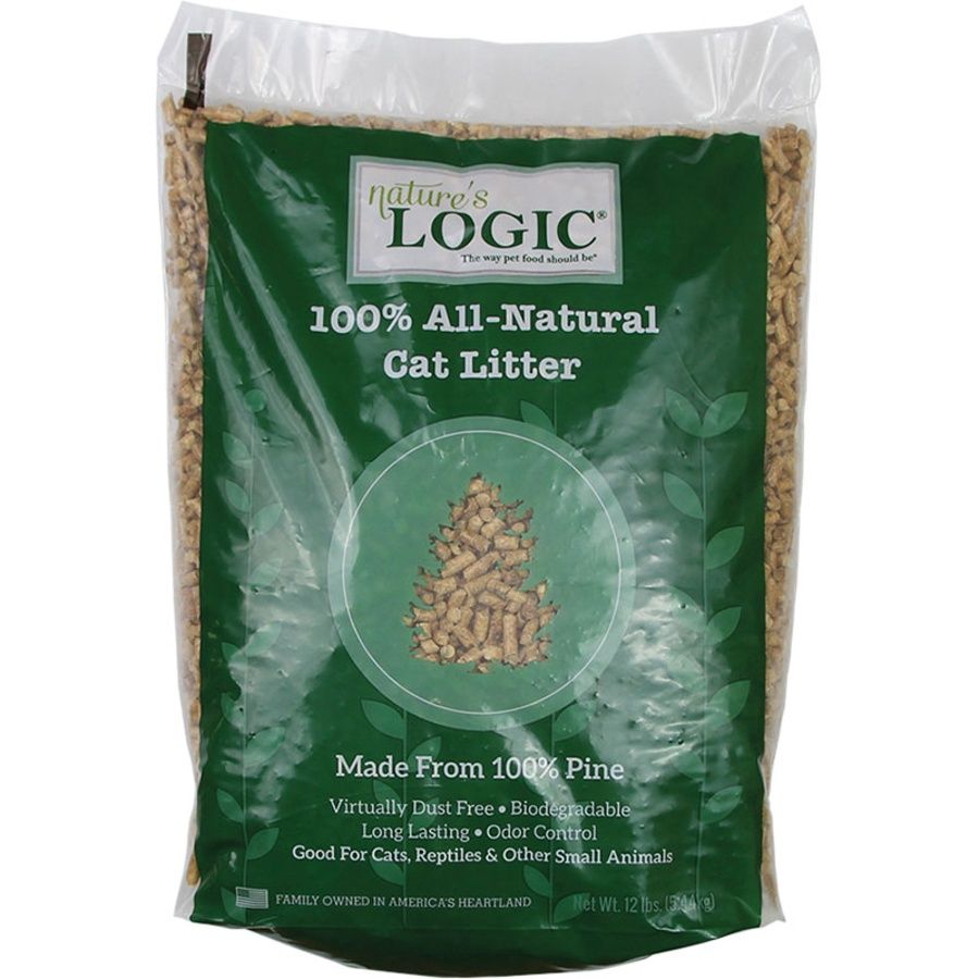 Nature&#39;s Logic Cat Litter Pine, Size: 12lb