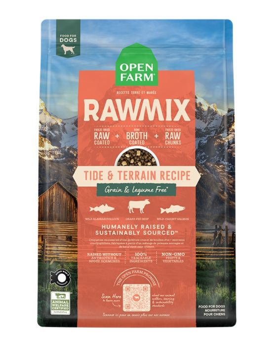 Open Farm Dog Grain Free Rawmix Tide &amp; Terrain 20lb