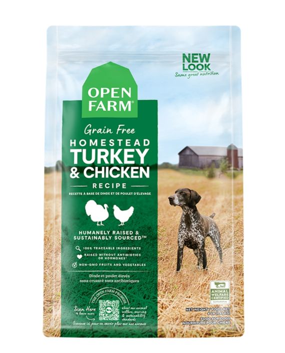 Open Farm Dog Grain Free Turkey &amp; Chicken, Size: 4lb