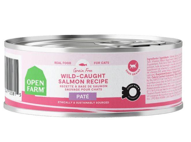 Open Farm Cat Can Grain Free Salmon Pate, Size: 2.8oz