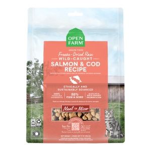 Open Farm Cat Freeze Dried Raw Morsels Salmon &amp; Cod, Size: 3.5oz