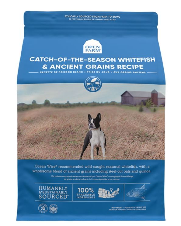 Open Farm Dog Ancient Grains Whitefish, Size: 11lb