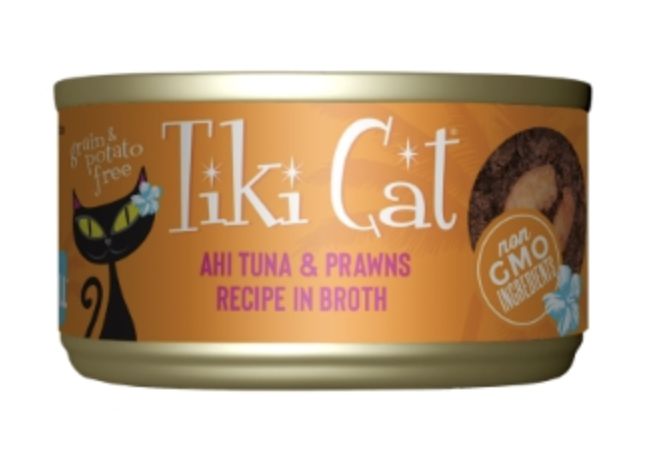 Tiki Cat Can Ahi Tuna &amp; Prawns 2.8oz