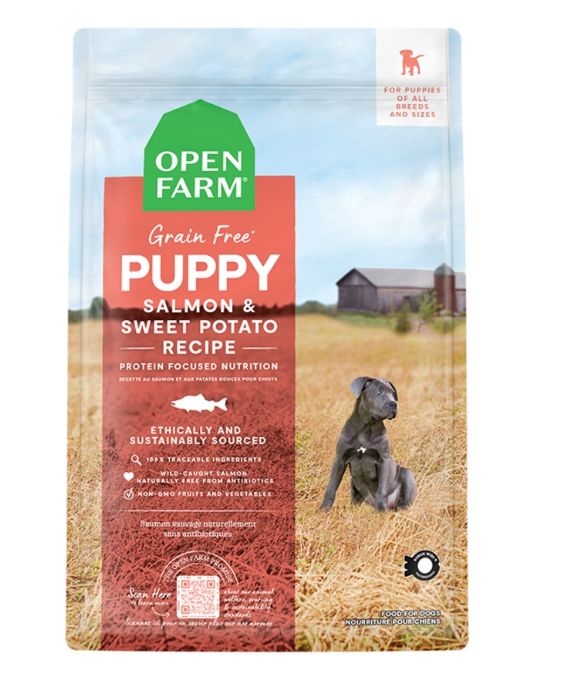 Open Farm Dog Grain Free Puppy Salmon &amp; Sweet Potato, Size: 4lb
