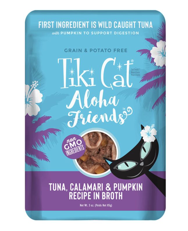 Tiki Cat Aloha Tuna &amp; Calamari &amp; Pumpkin 3oz