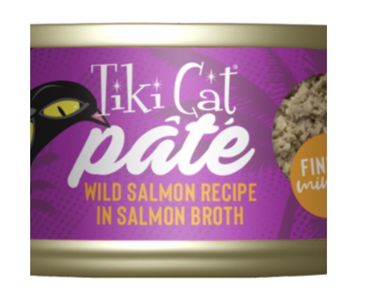 Tiki Cat Can Salmon &amp; Salmon Broth Pate 2.8oz