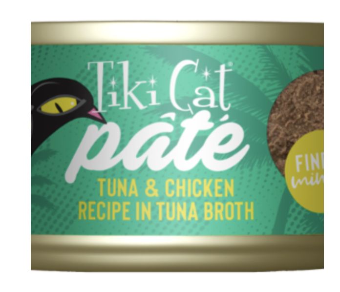 Tiki Cat Can Tuna &amp; Chicken Pate 2.8oz