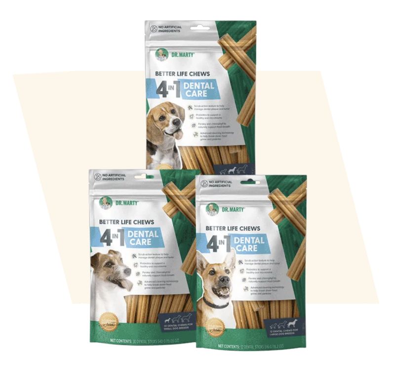 Dr. Marty Dog 4-in-1 Dental Chews