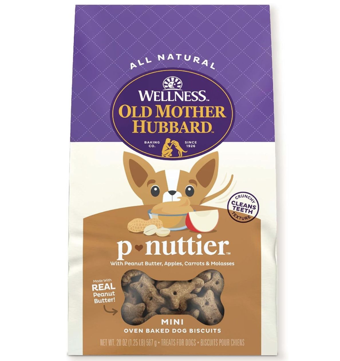 Wellness Dog Old Mother Hubbard Peanut Mini 20oz