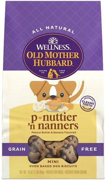 Wellness Dog Old Mother Hubbard P-Nuttier &#39;N Nanners Mini, Size: 16oz