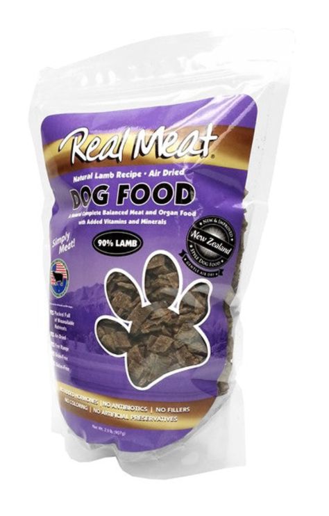 Real Meat Dog Air Dried Lamb, Size: 2lb