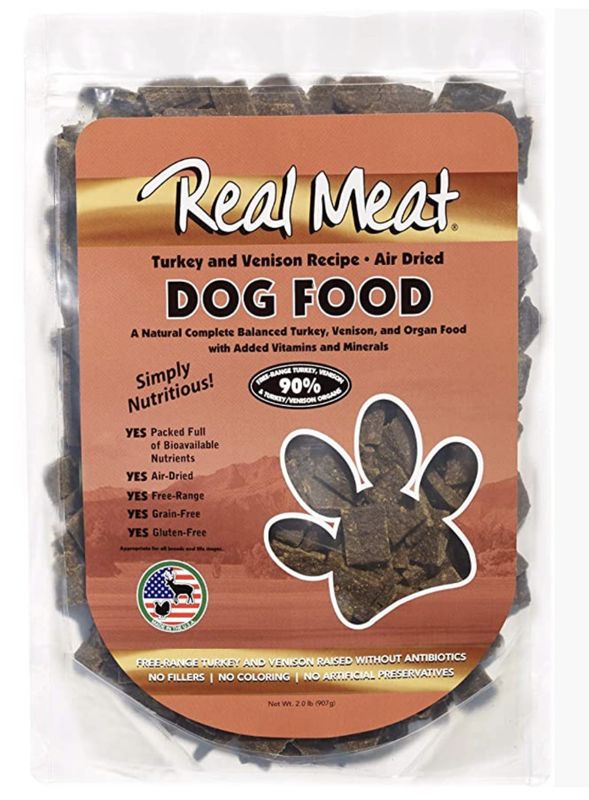 Real Meat Dog Air Dried Turkey &amp; Venison 2lb