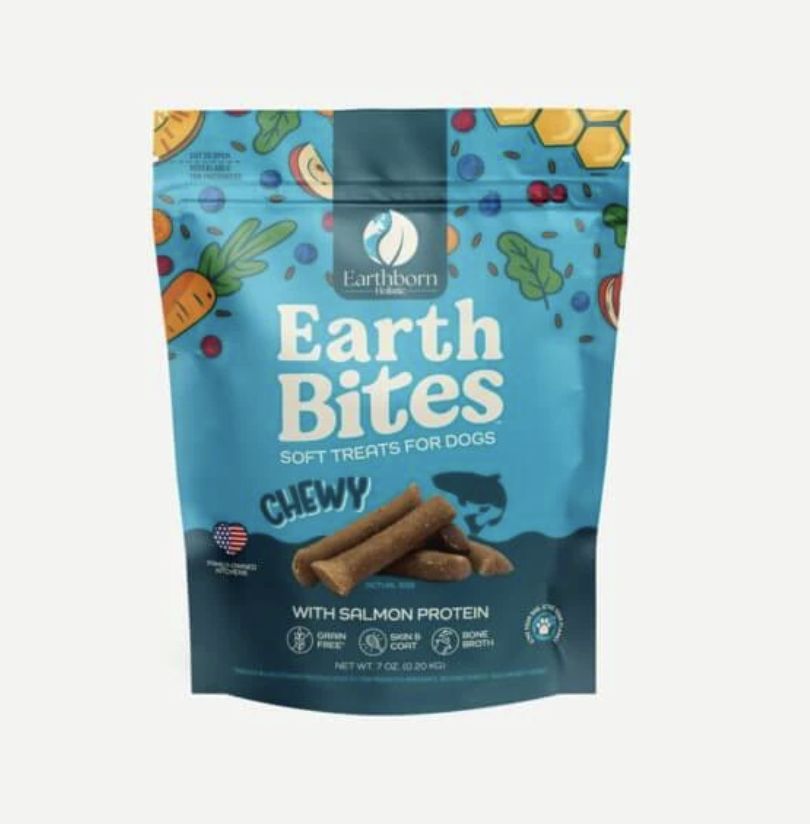 Earthborn Dog EarthBites Chewy Salmon Treats 7oz