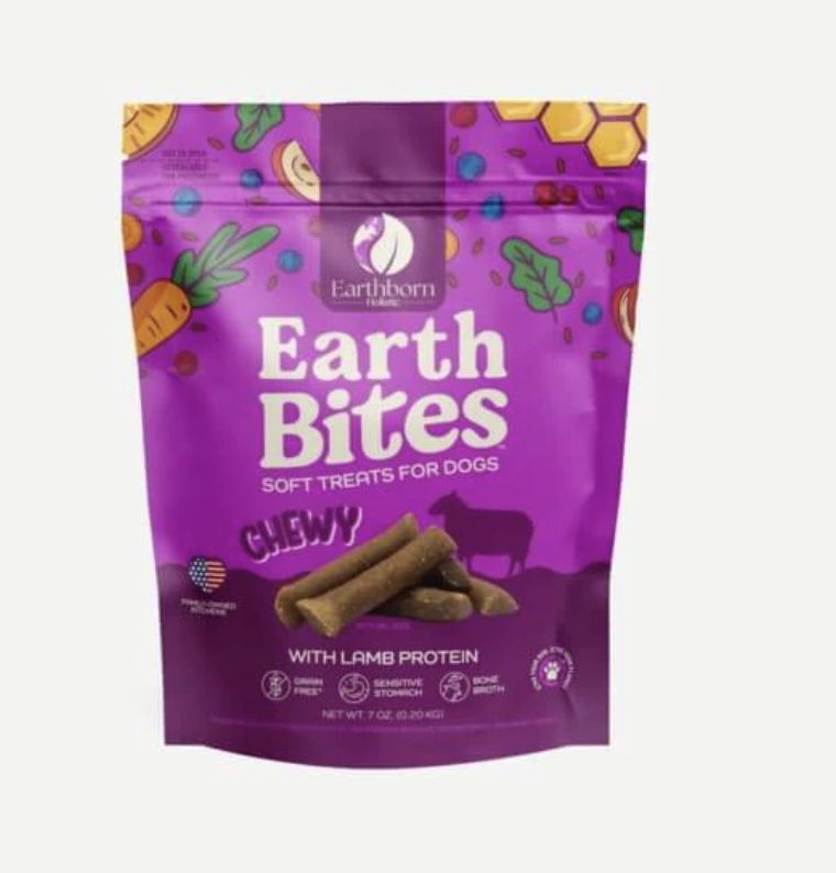Earthborn Dog EarthBites Chewy Lamb Treats 7oz