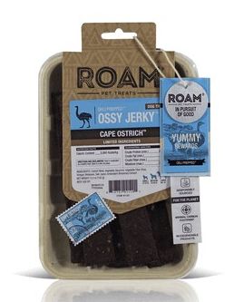Roam Dog Ossy Jerky Ostrich 5oz
