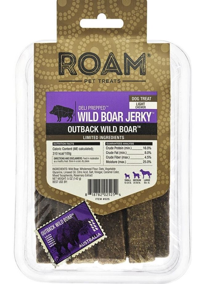 Roam Dog Wild Boar Jerky 5oz