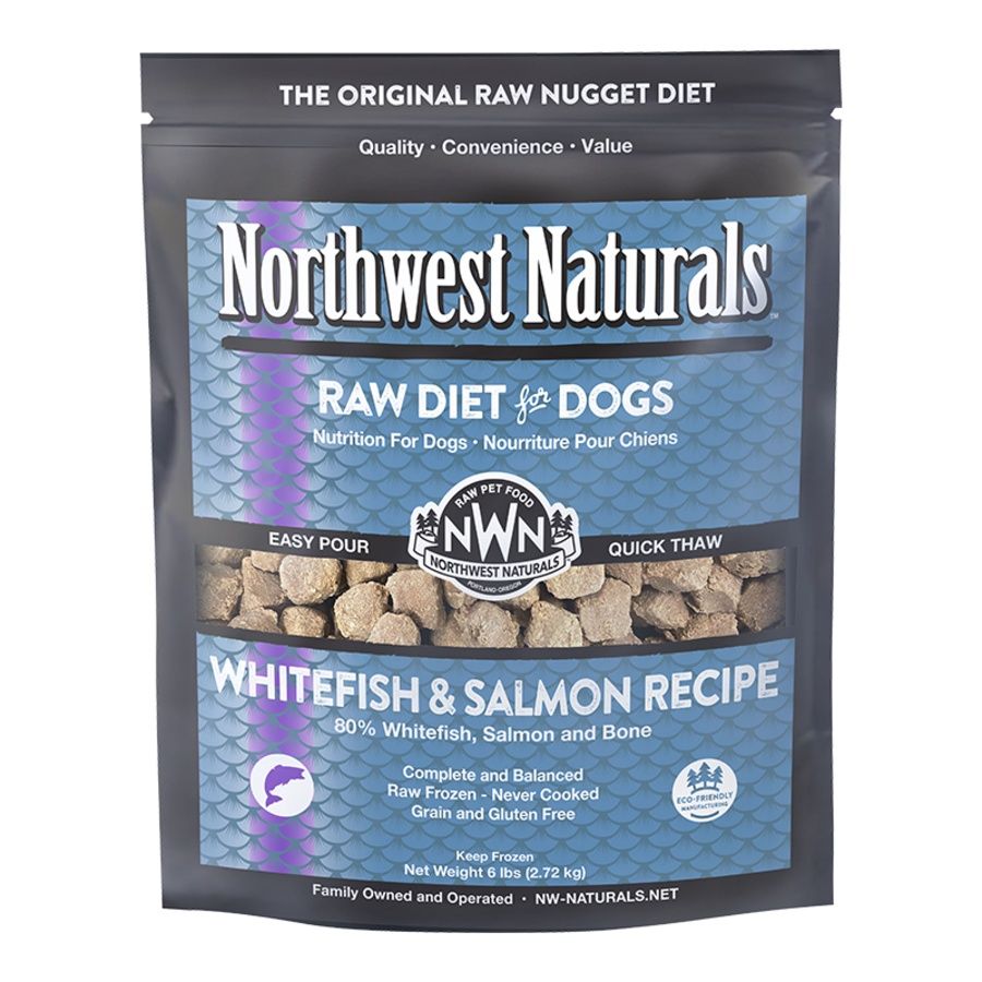 Northwest Naturals Dog Frozen Nuggets Whitefish &amp; Salmon 6lb