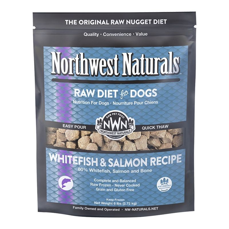 Northwest Naturals Dog Frozen Nuggets Whitefish &amp; Salmon 6lb