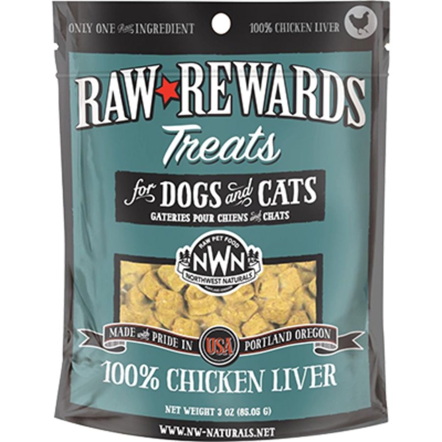 Northwest Naturals Dog Freeze Dried Treats Chicken Liver 3oz