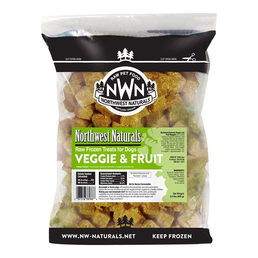 Northwest Naturals Dog Frozen Fruit &amp; Vegetable Nuggets 2lb