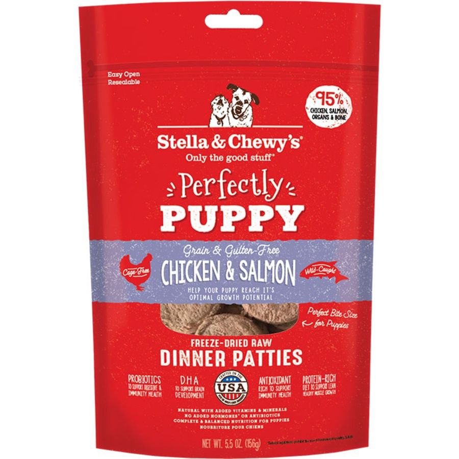 Stella &amp; Chewy&#39;s Dog Freeze-Dried Puppy Chicken &amp; Salmon 5.5oz