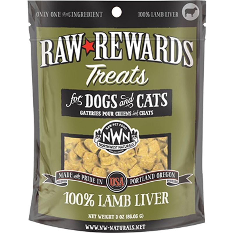 Northwest Naturals Dog Freeze Dried Treats Lamb Liver 3oz