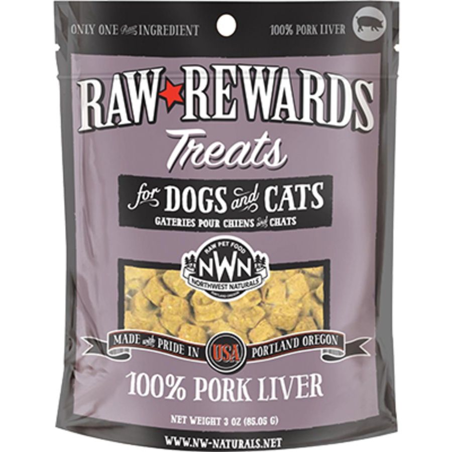 Northwest Naturals Dog Freeze Dried Treats Pork Liver 3oz