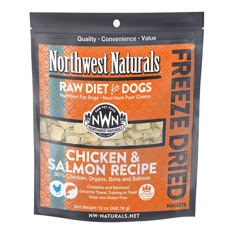 Northwest Naturals Dog Freeze Dried Nuggets Chicken &amp; Salmon 12oz