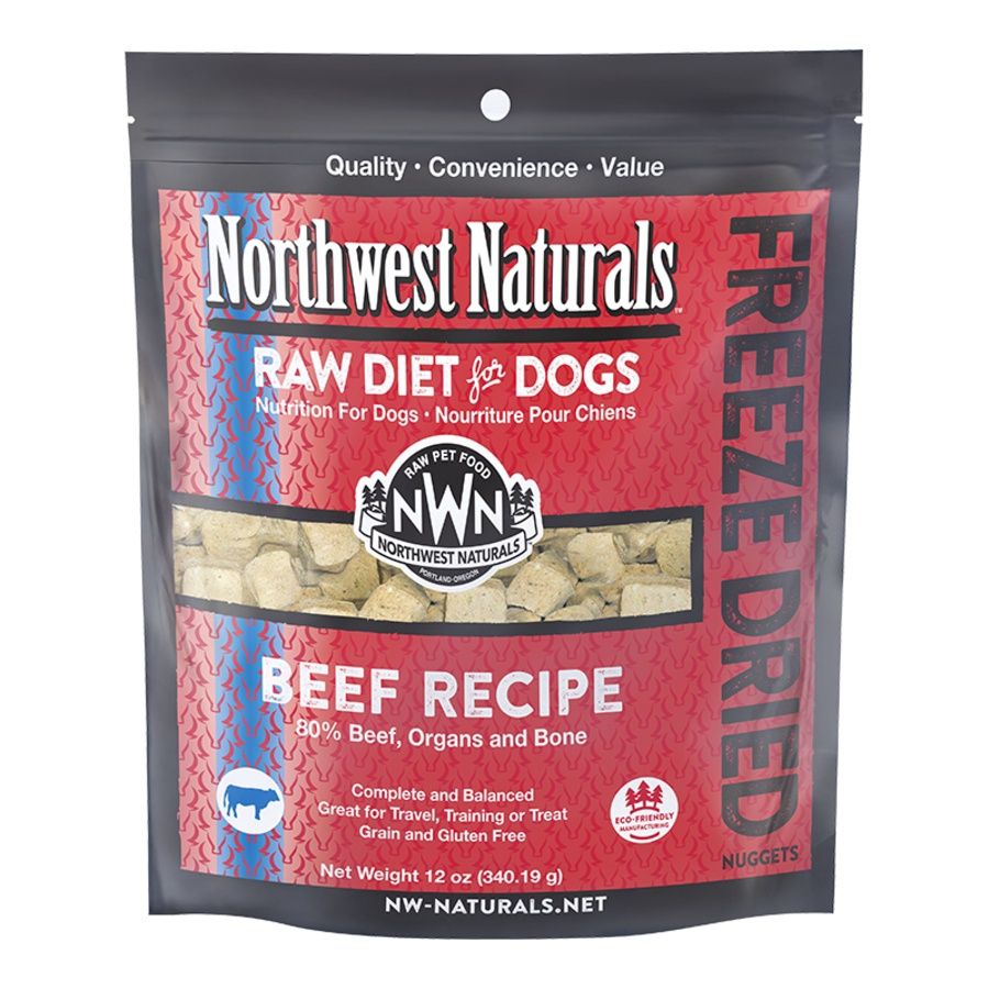 Northwest Naturals Dog Freeze Dried Nuggets Beef 12oz