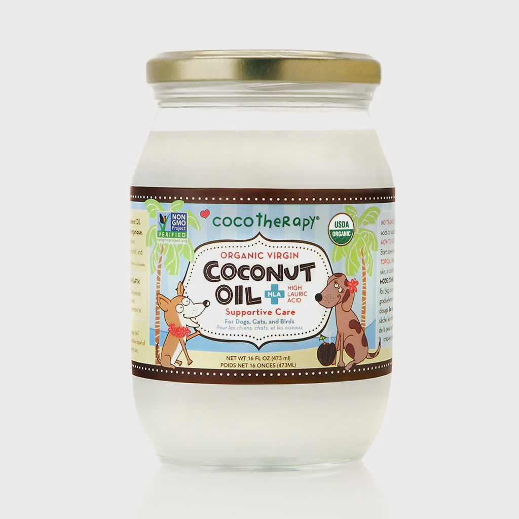 Coco Therapy Dog &amp; Cat Oil Coconut, Size: 16oz