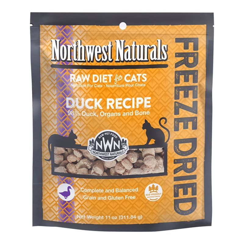 Northwest Naturals Cat Freeze Dried Nibbles Duck 11oz