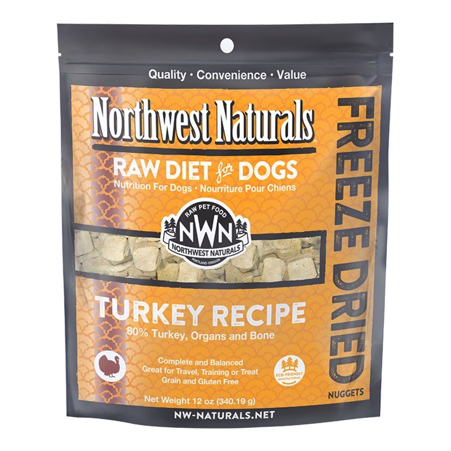 Northwest Naturals Dog Freeze Dried Nuggets Turkey 12oz