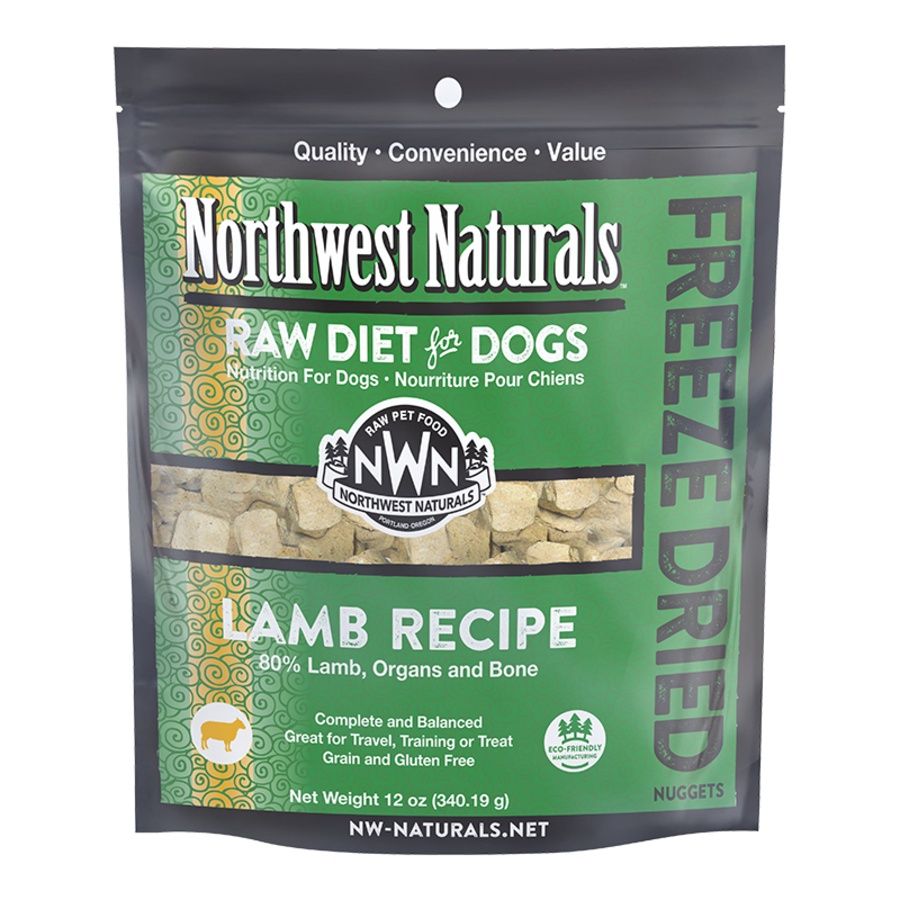 Northwest Naturals Dog Freeze Dried Nuggets Lamb 12oz